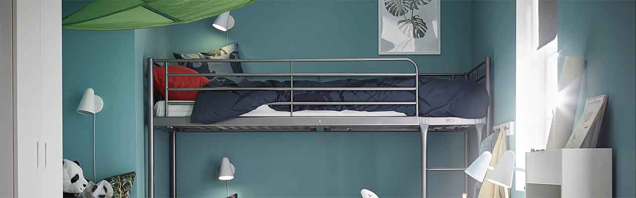 bunk bed with stairs ikea