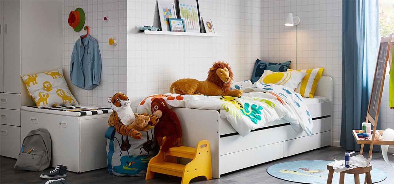 ikea kids trundle bed