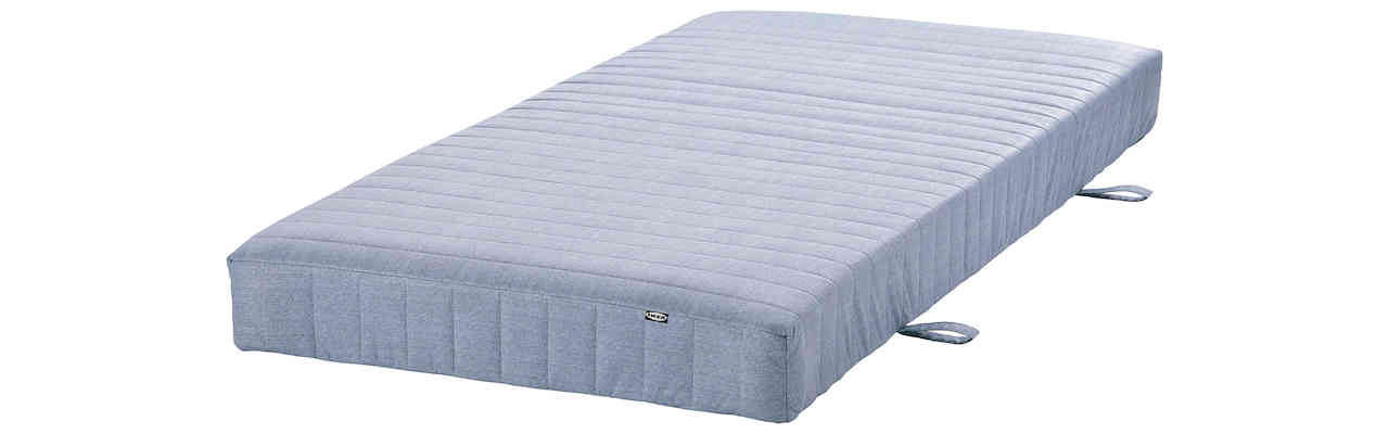 VADSÖ Spring mattress, firm/light blue, Twin - IKEA
