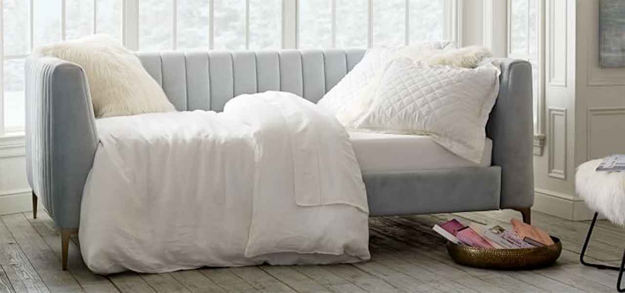 daybed mattress cover pottery barn