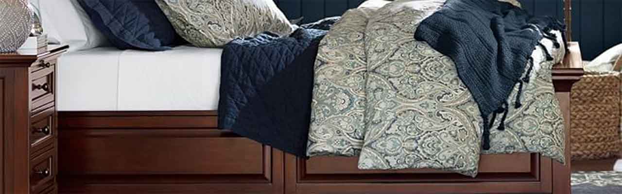 Avalon Upholstered Corner Storage Bed