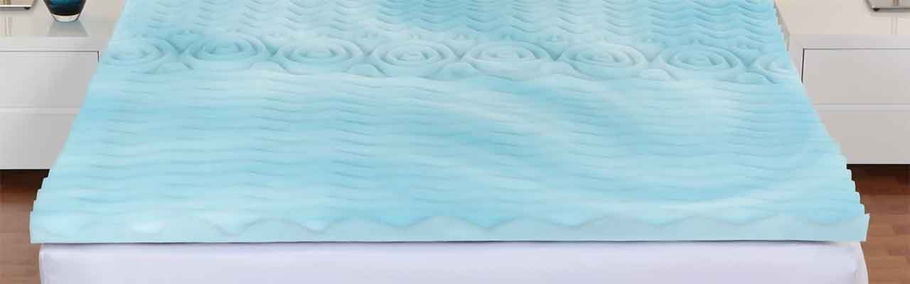 King Size Authentic Comfort 2-Inch Orthopedic 5-Zone Foam Mattress Topper 