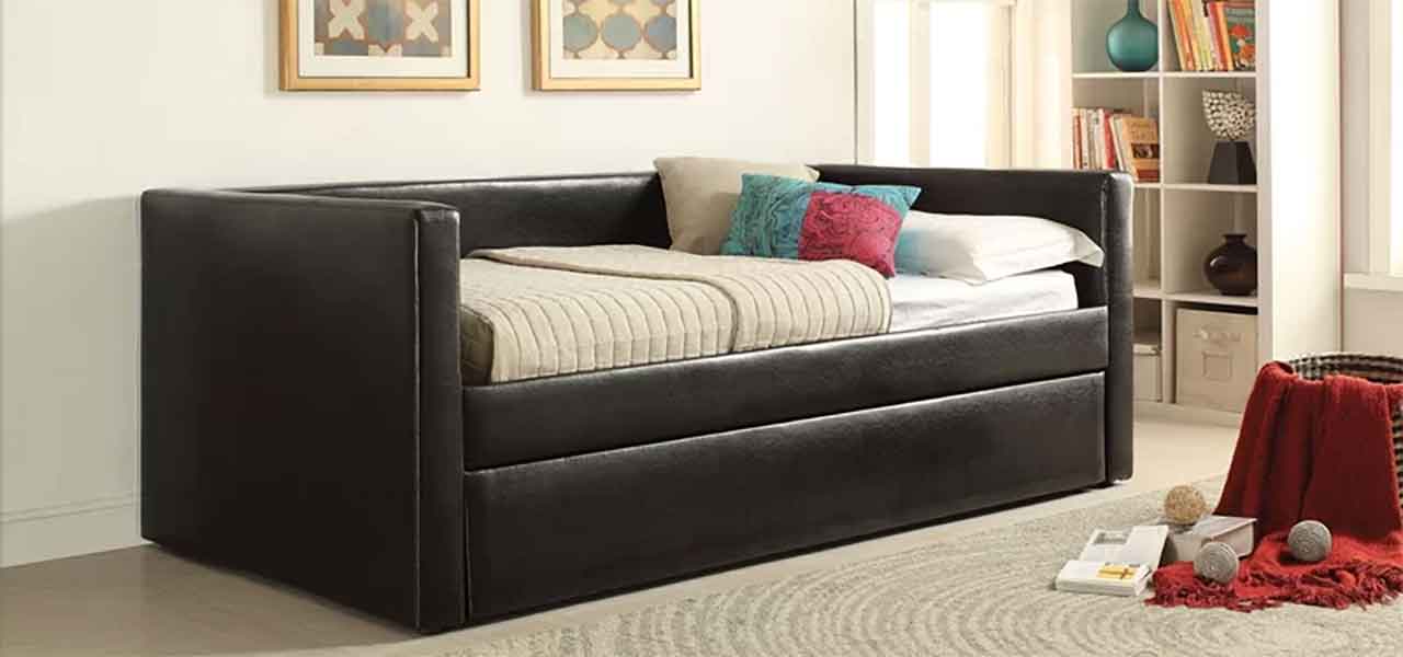 Leather Daybeds Reviews Best 2021, Leather Daybeds With Trundle