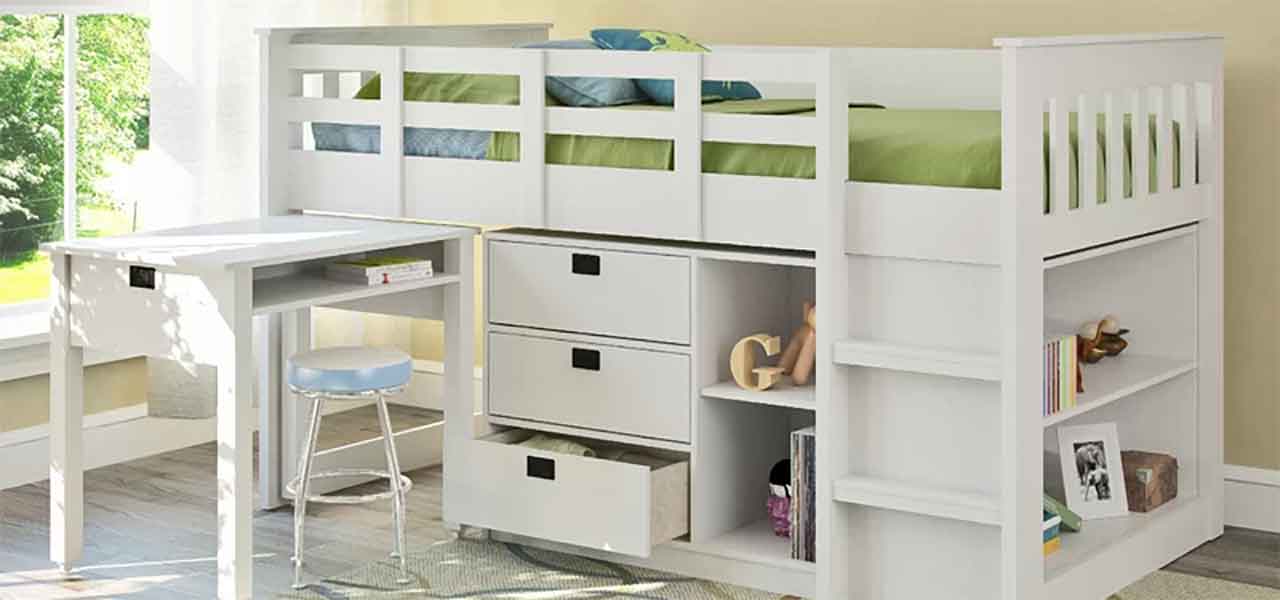 best low loft bed